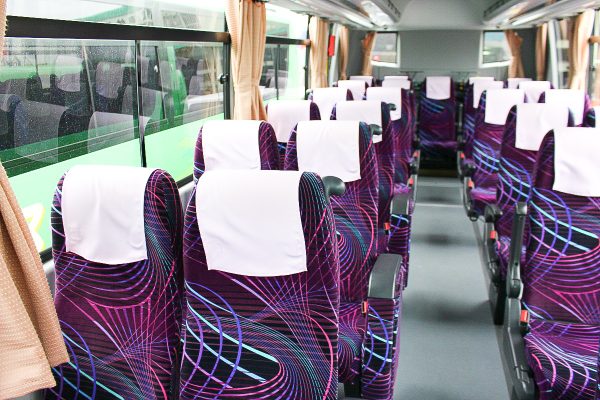 沖縄・貸切バス(おろくバス)中型バス・車内